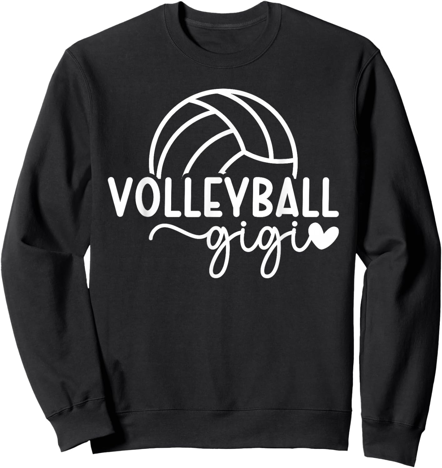 Volleyball Gigi Proud Gigi Of A Volleyball Player Gigi Sweatshirt - Sweatshirt | Black