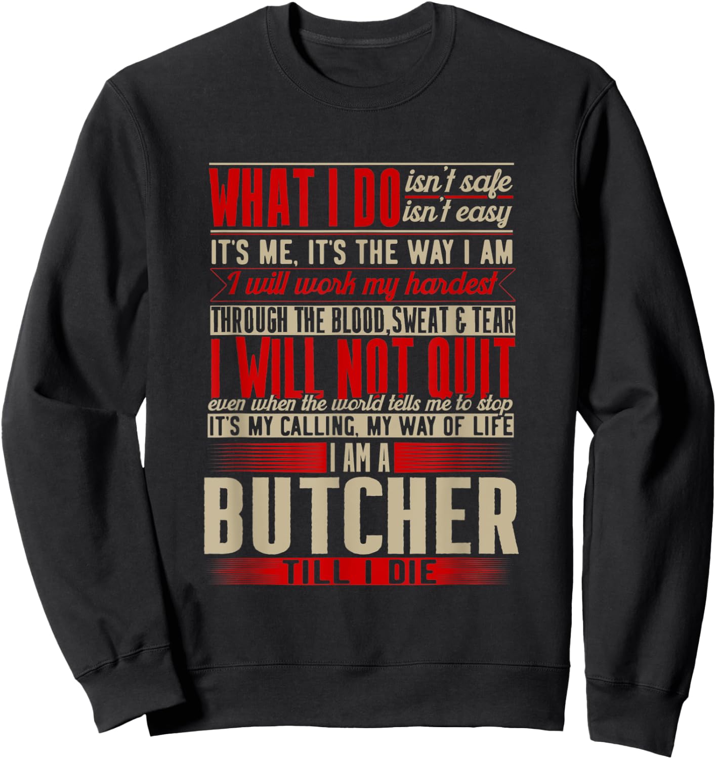 Butcher Sweatshirt - Sweatshirt | Black