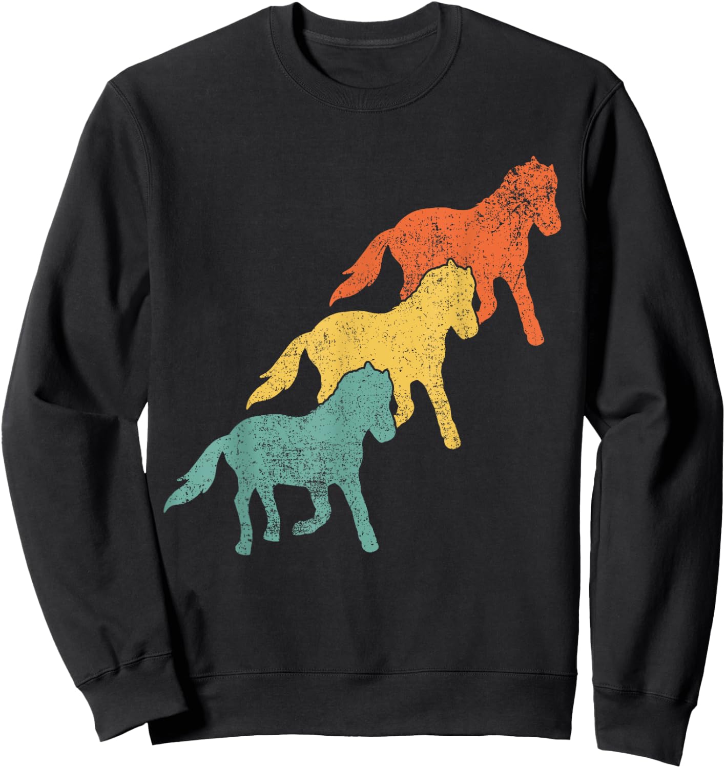 Iceland Horse Icelandic Pony Sweatshirt - Sweatshirt | Black