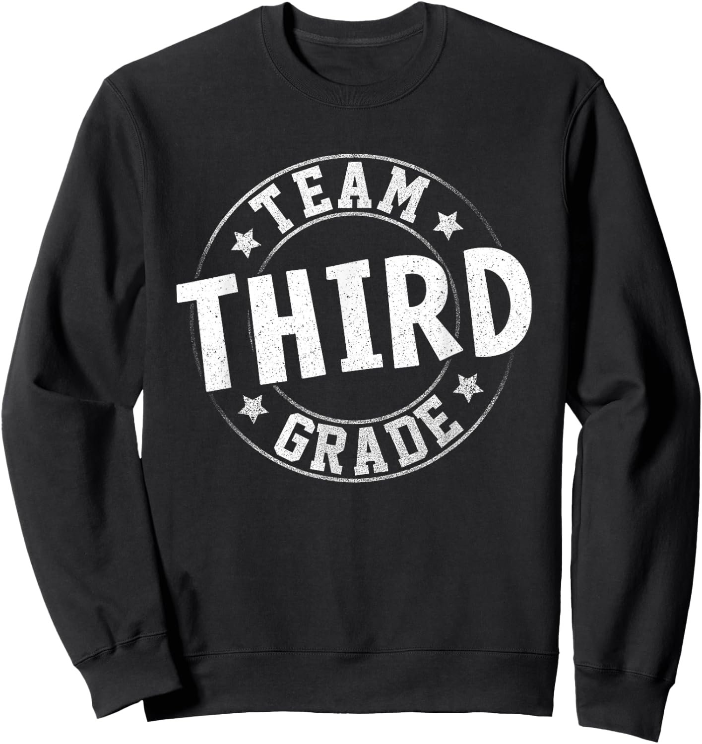 Team Third Grade Teacher Student Back To School 3rd Grade Sweatshirt - Sweatshirt | Black
