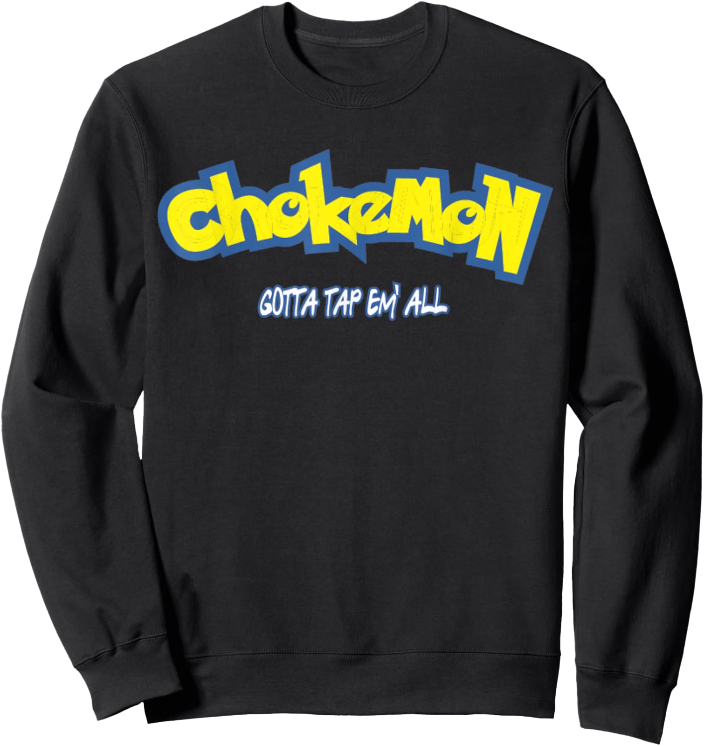 Funny Cute Chokemon Jiu Jitsu Sweatshirt - Sweatshirt | Black