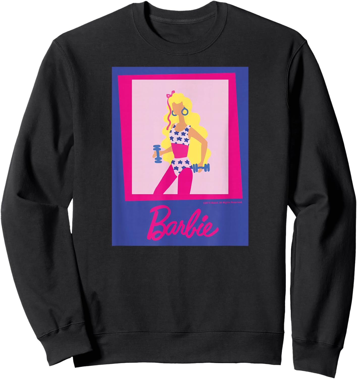 Barbie - Retro Training Pose Sweatshirt - Sweatshirt | Black