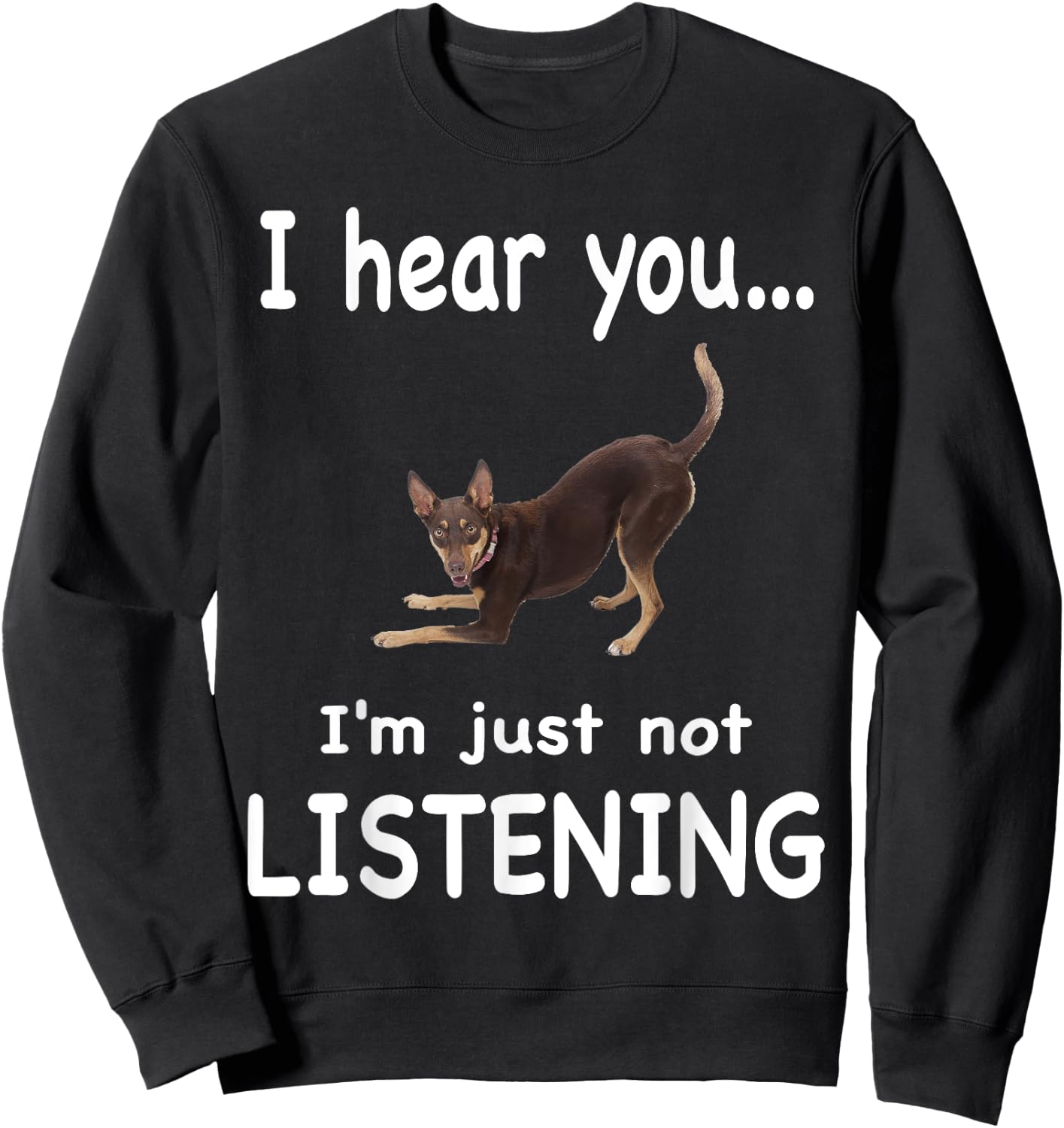 Kelpie Dog - Kelpie Men Women Sweatshirt - Sweatshirt | Black