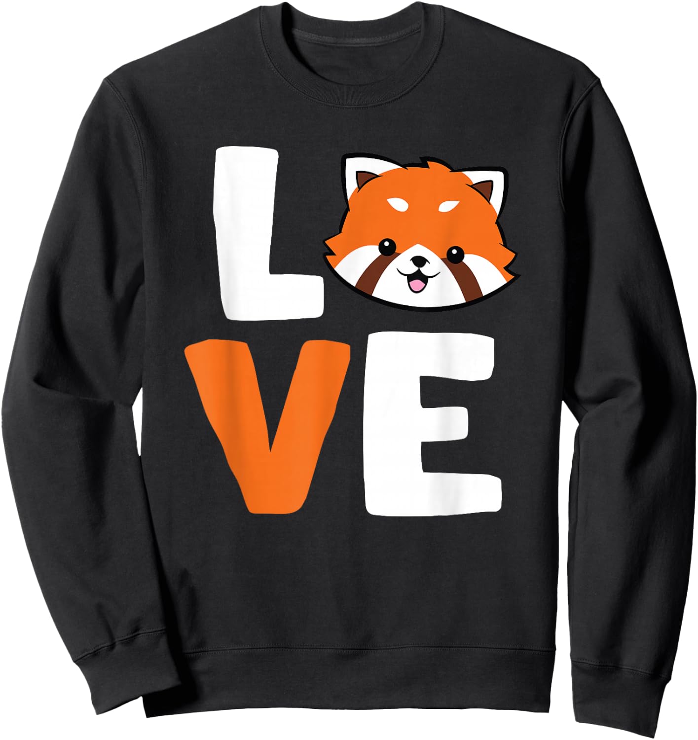Red Panda Love Animal Red Panda Lover Sweatshirt - Sweatshirt | Black