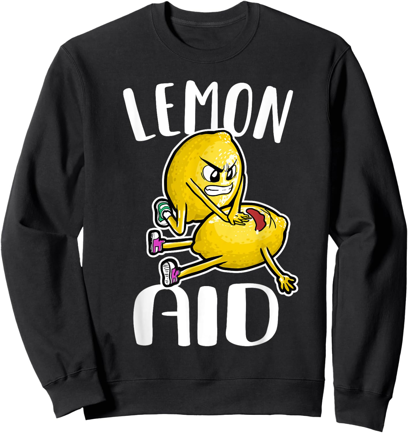 Lemon Aid Lemon First Aid Lemons Sweatshirt - Sweatshirt | Black