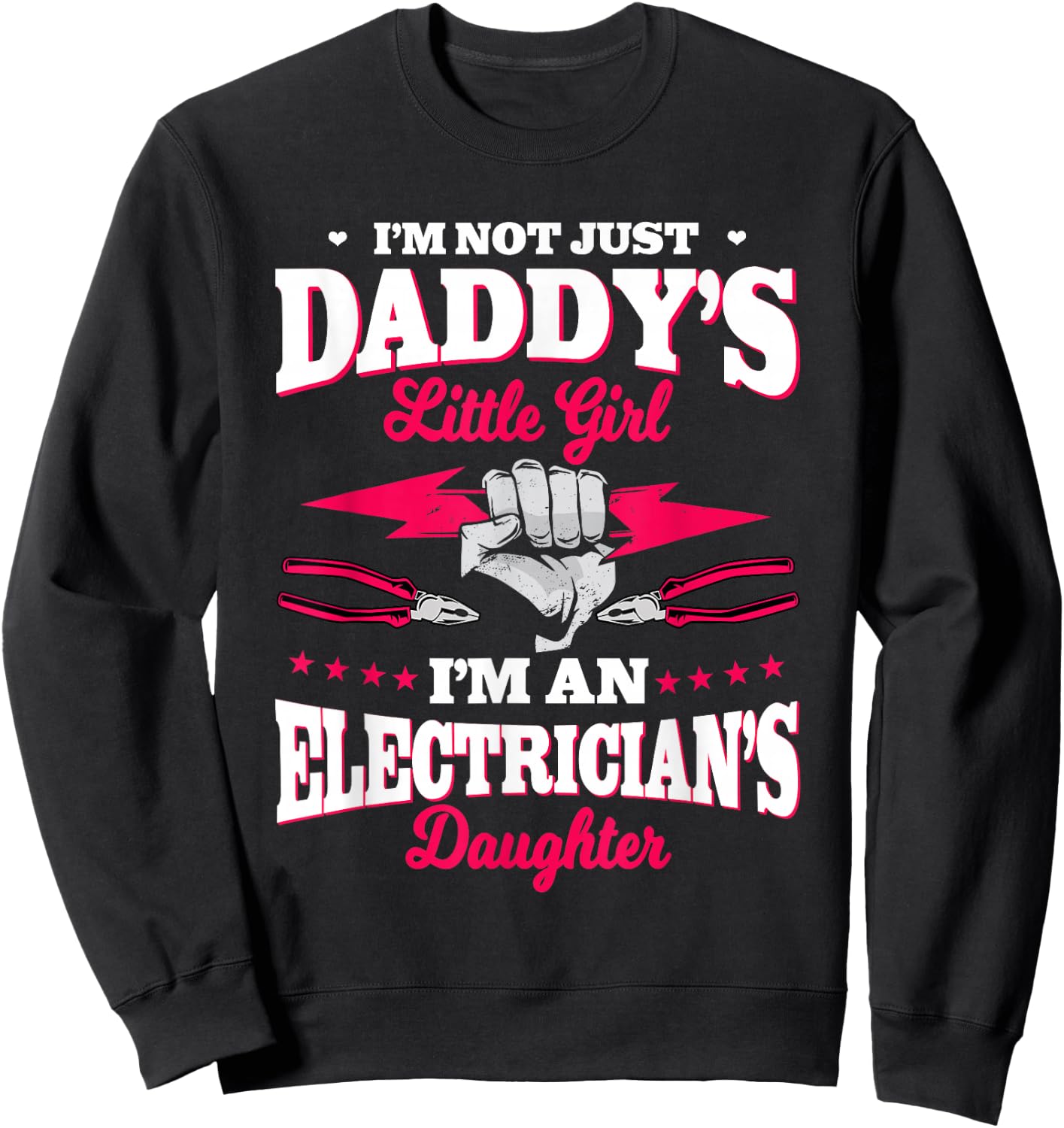 Electrician Dad Electrical Repairman Electronics Technician Sweatshirt - Sweatshirt | Black