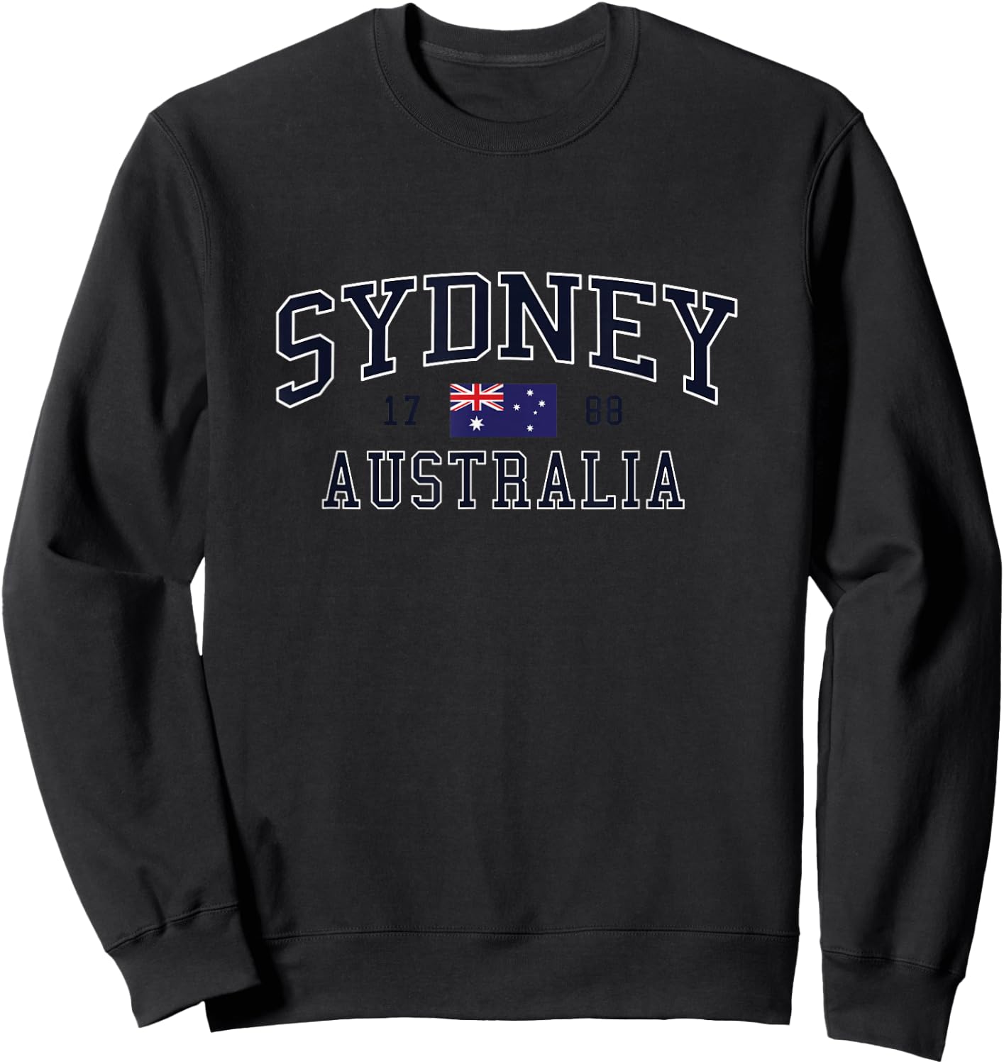 Sydney Australia Vintage Style Sweatshirt - Sweatshirt | Black