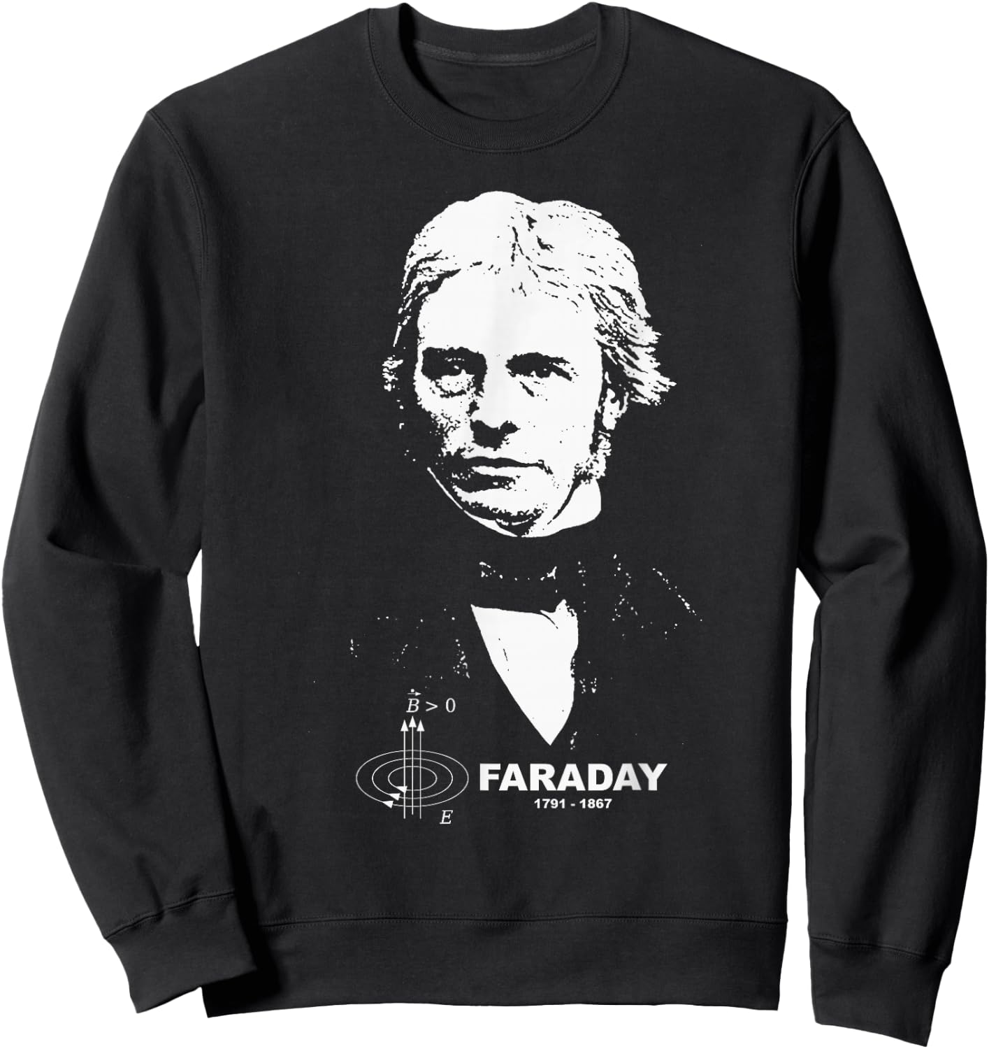 Michael Faraday | Electromagnetic Induction Sweatshirt - Sweatshirt | Black