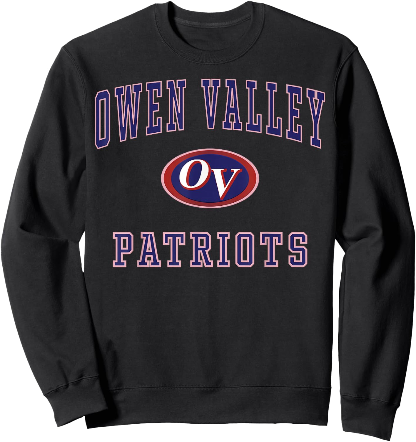 Owen Valley High School Patriots C1 Sweatshirt - Sweatshirt | Black