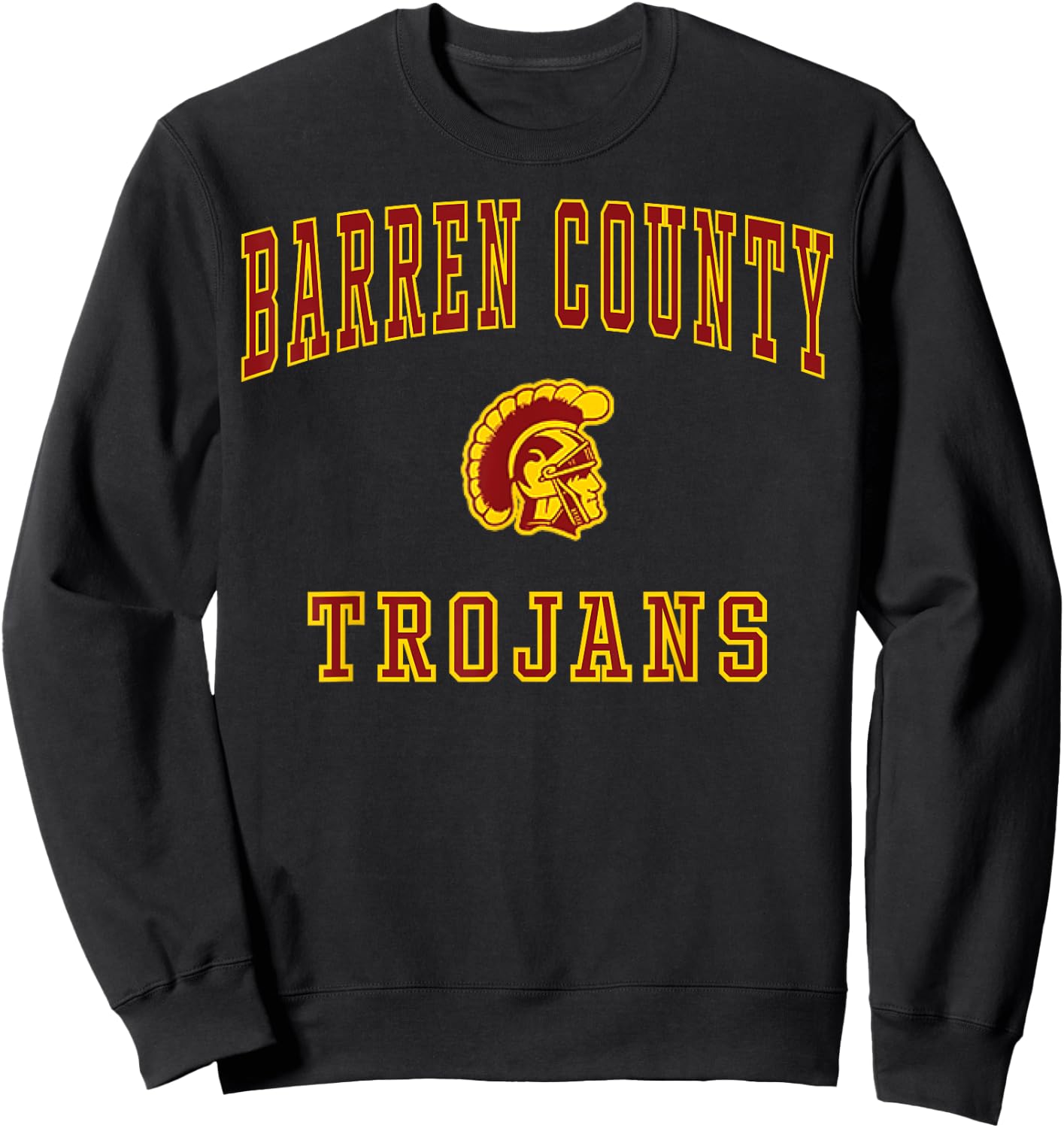 Barren County High School Trojans C1 Sweatshirt - Sweatshirt | Black