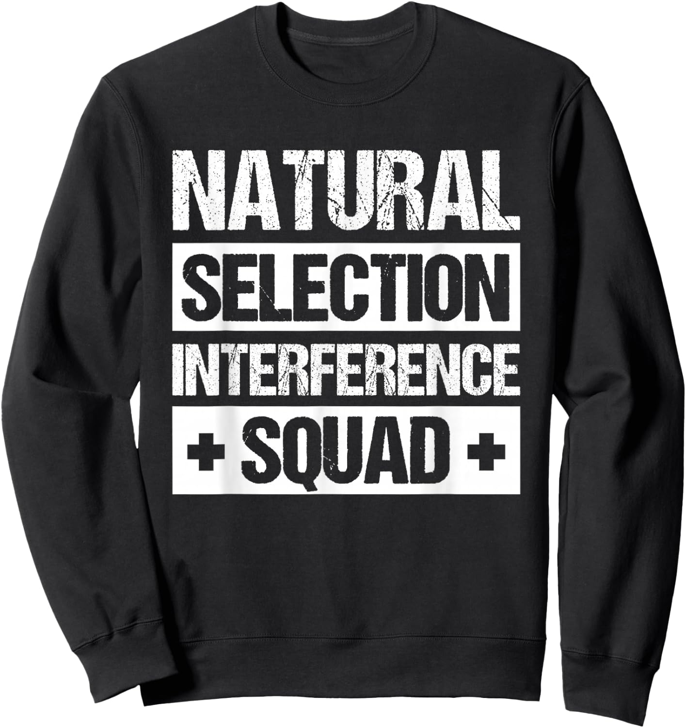 Natural Selection Interference Squad Sweatshirt - Sweatshirt | Black
