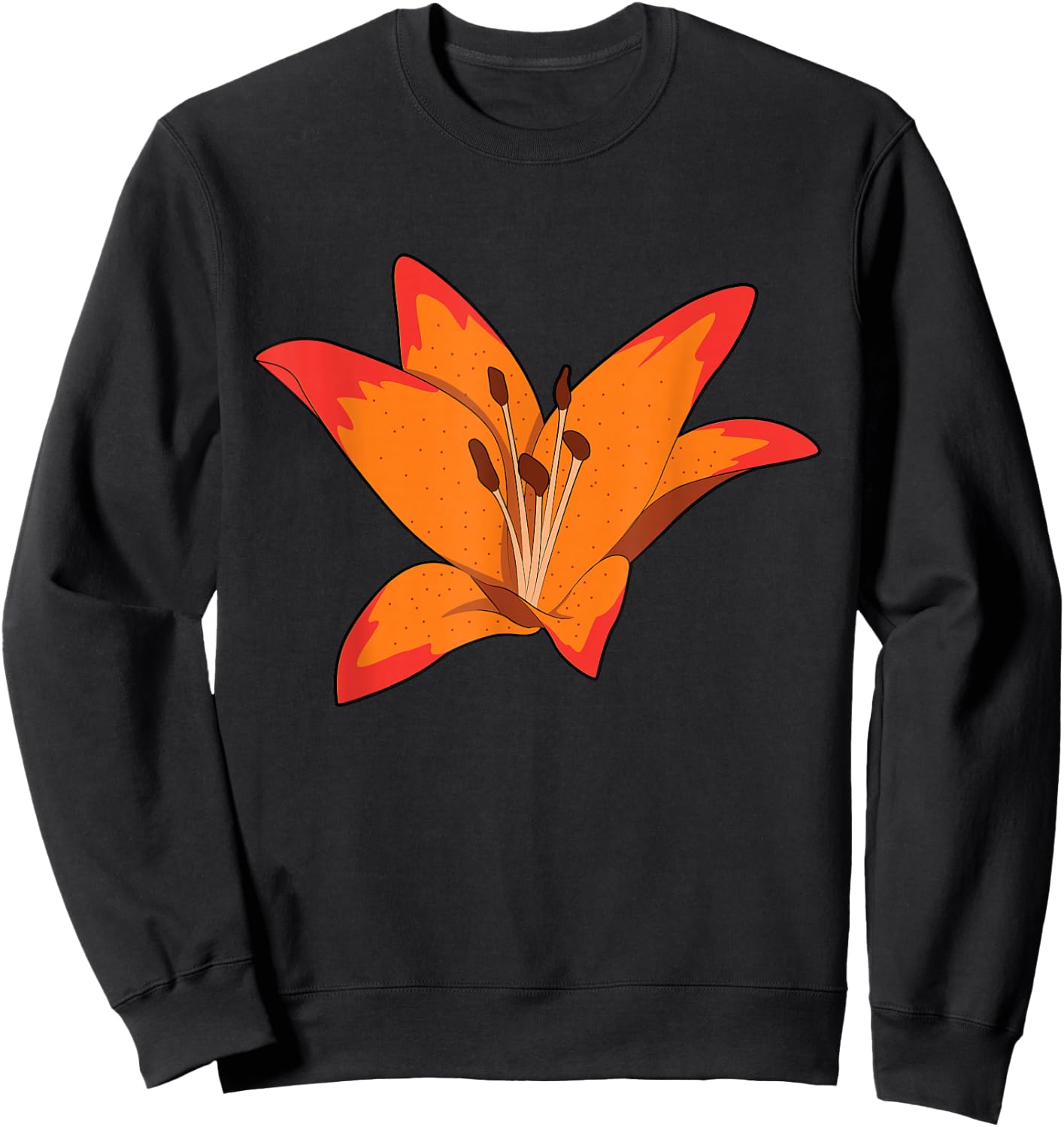 Tiger Lily Sweatshirt - Sweatshirt | Black