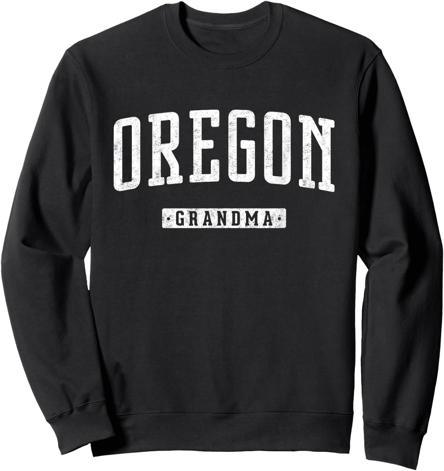Oregon Grandma Vintage Sweatshirt - Sweatshirt | Black