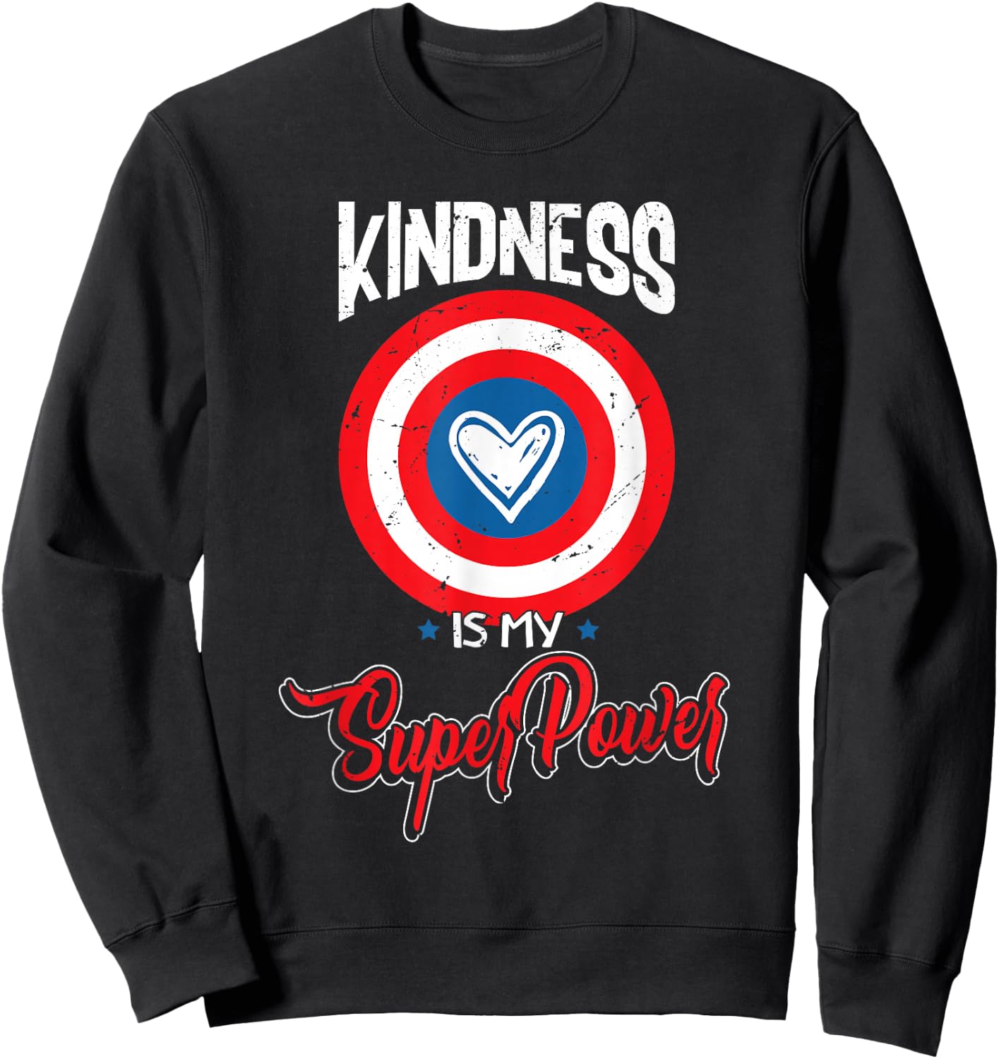 Anti Bullying - Kindness is My Superpower Sweatshirt - Sweatshirt | Black