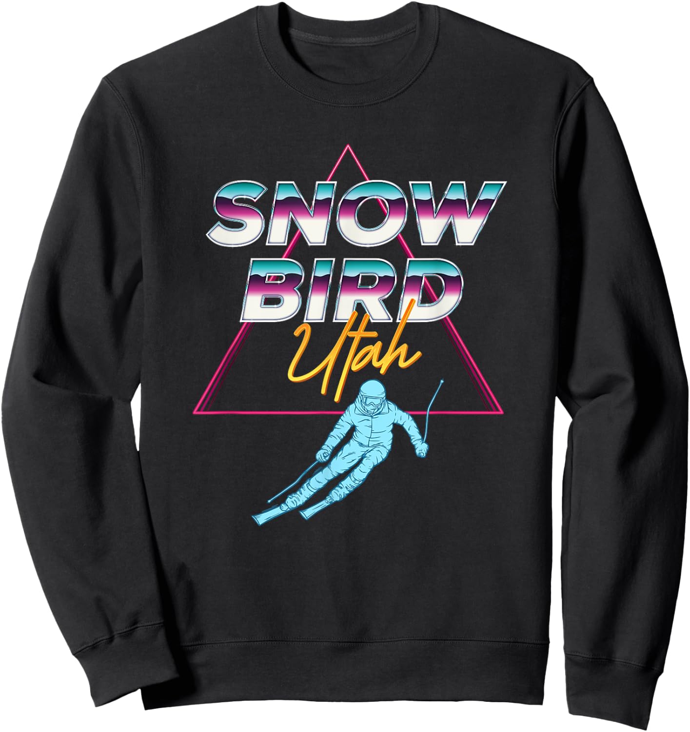 Snowbird Utah - USA Ski Resort 1980s Retro Collection Shirt Sweatshirt - Sweatshirt | Black
