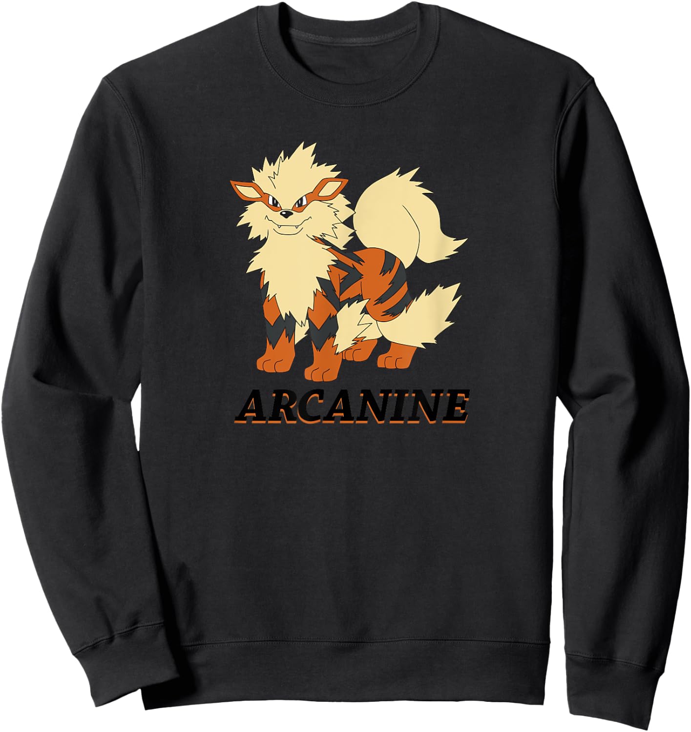 Pokémon - Arcanine Sweatshirt - Sweatshirt | Black