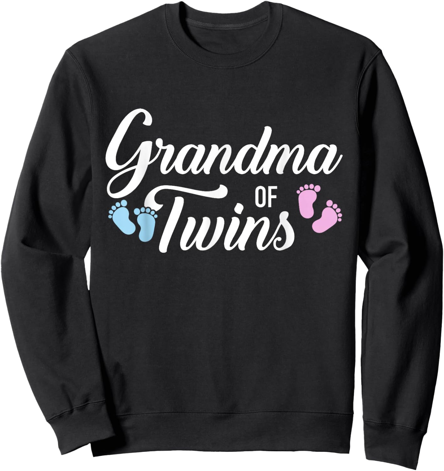 Grandma of Twins Sweatshirt - Sweatshirt | Black