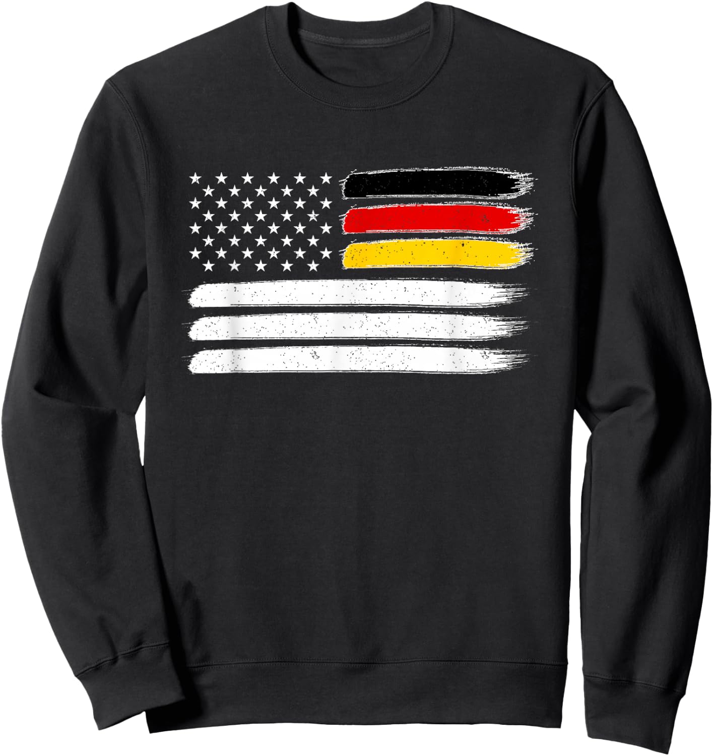 German American Flag Germany USA Shirt Sweatshirt - Sweatshirt | Black