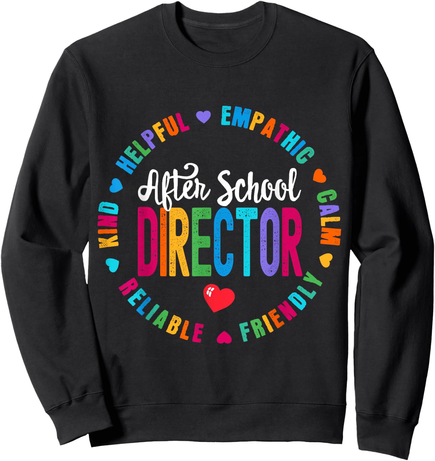 After School Director Appreciation Week Back To School Sweatshirt - Sweatshirt | Black