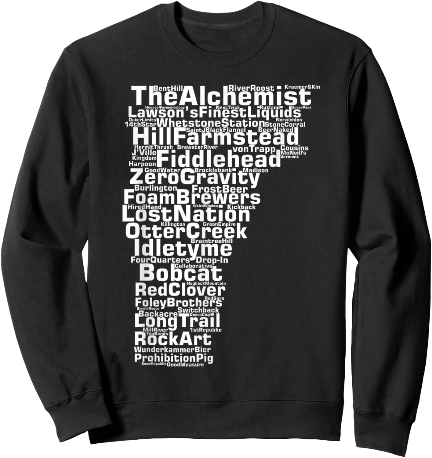 Vermont Breweries Sweatshirt - Sweatshirt | Black