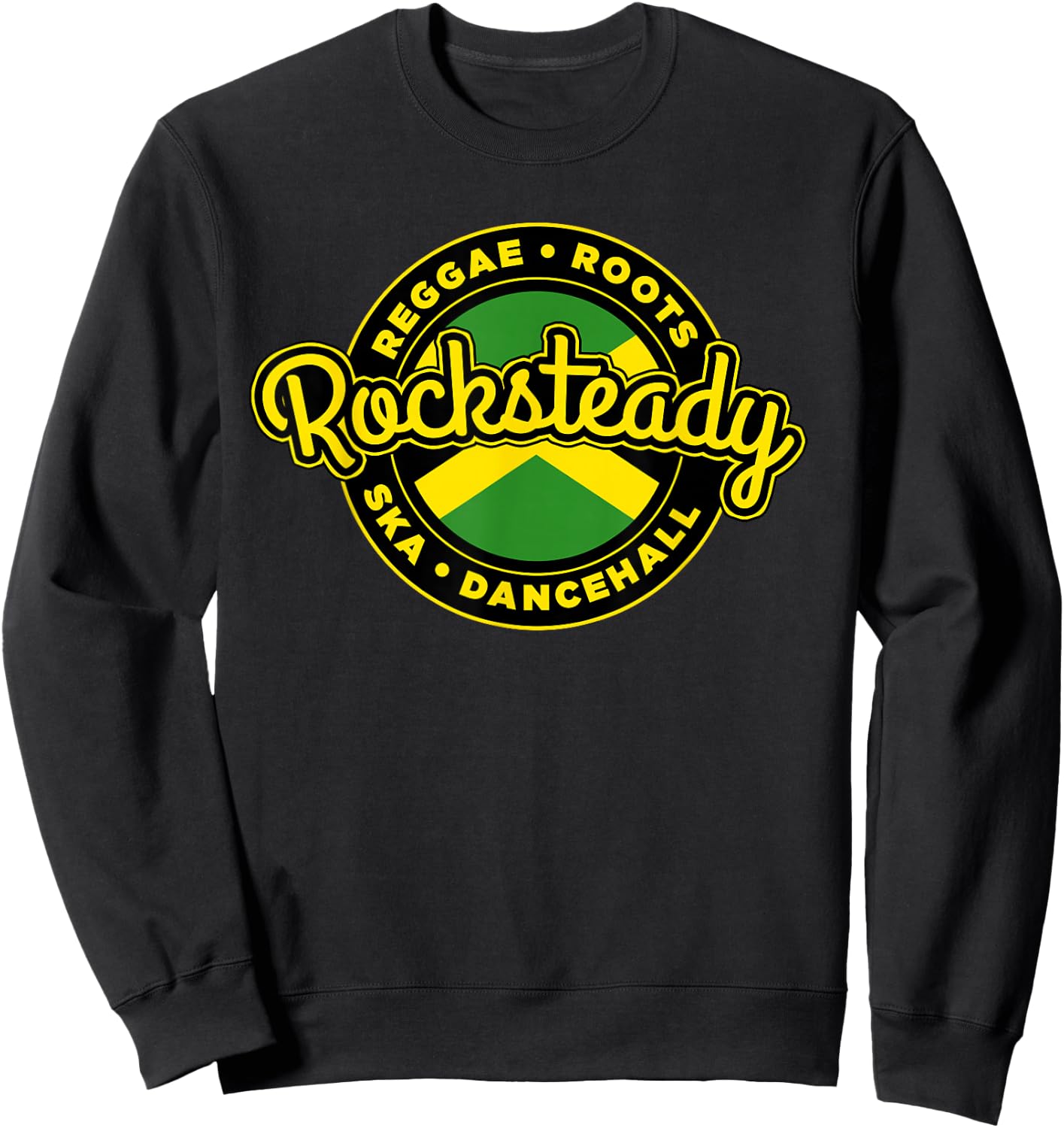 Rocksteady Skinhead Reggae Roots Ska Dancehall Jamaican Sweatshirt - Sweatshirt | Black