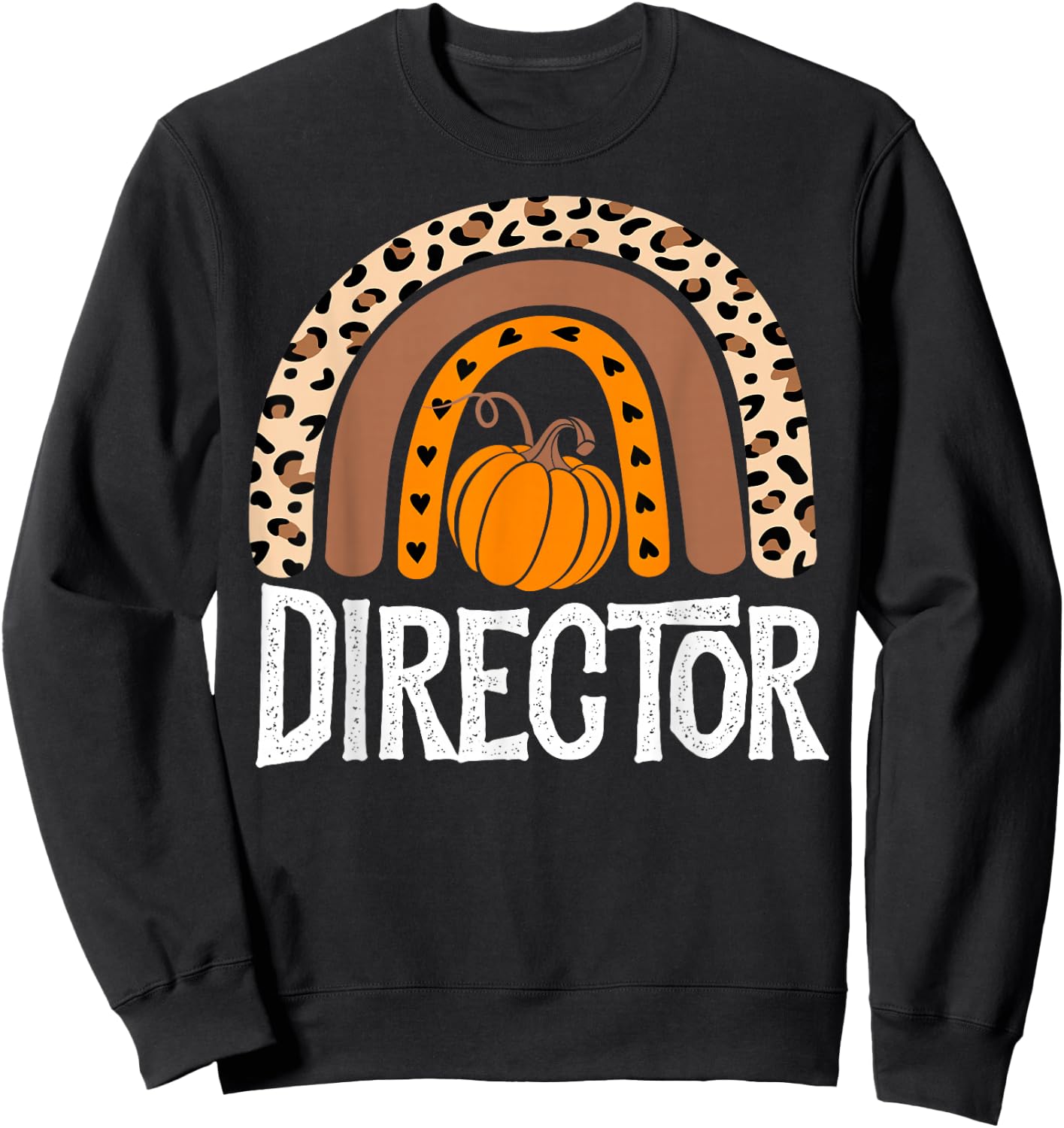 Thanksgiving Party School Matching Director Squad Team Fall Sweatshirt - Sweatshirt | Black