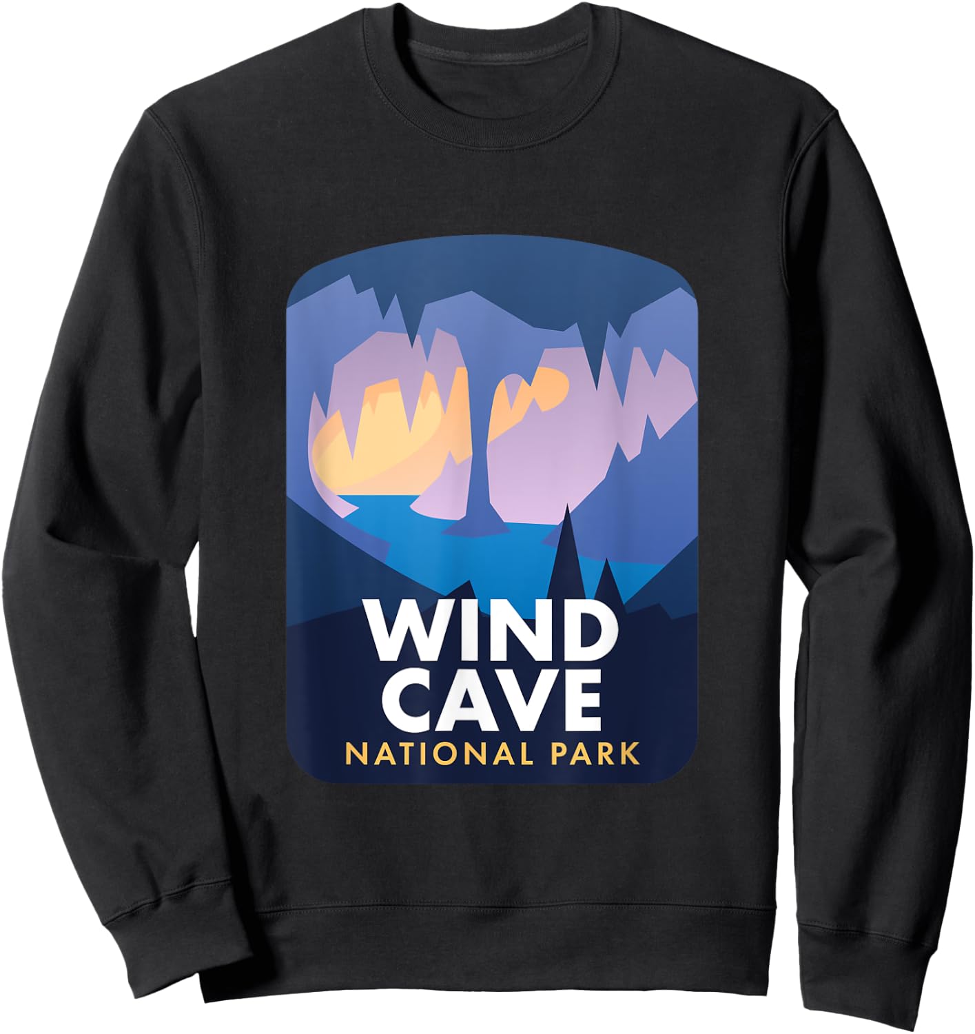 Wind Cave National Park Sweatshirt - Sweatshirt | Black
