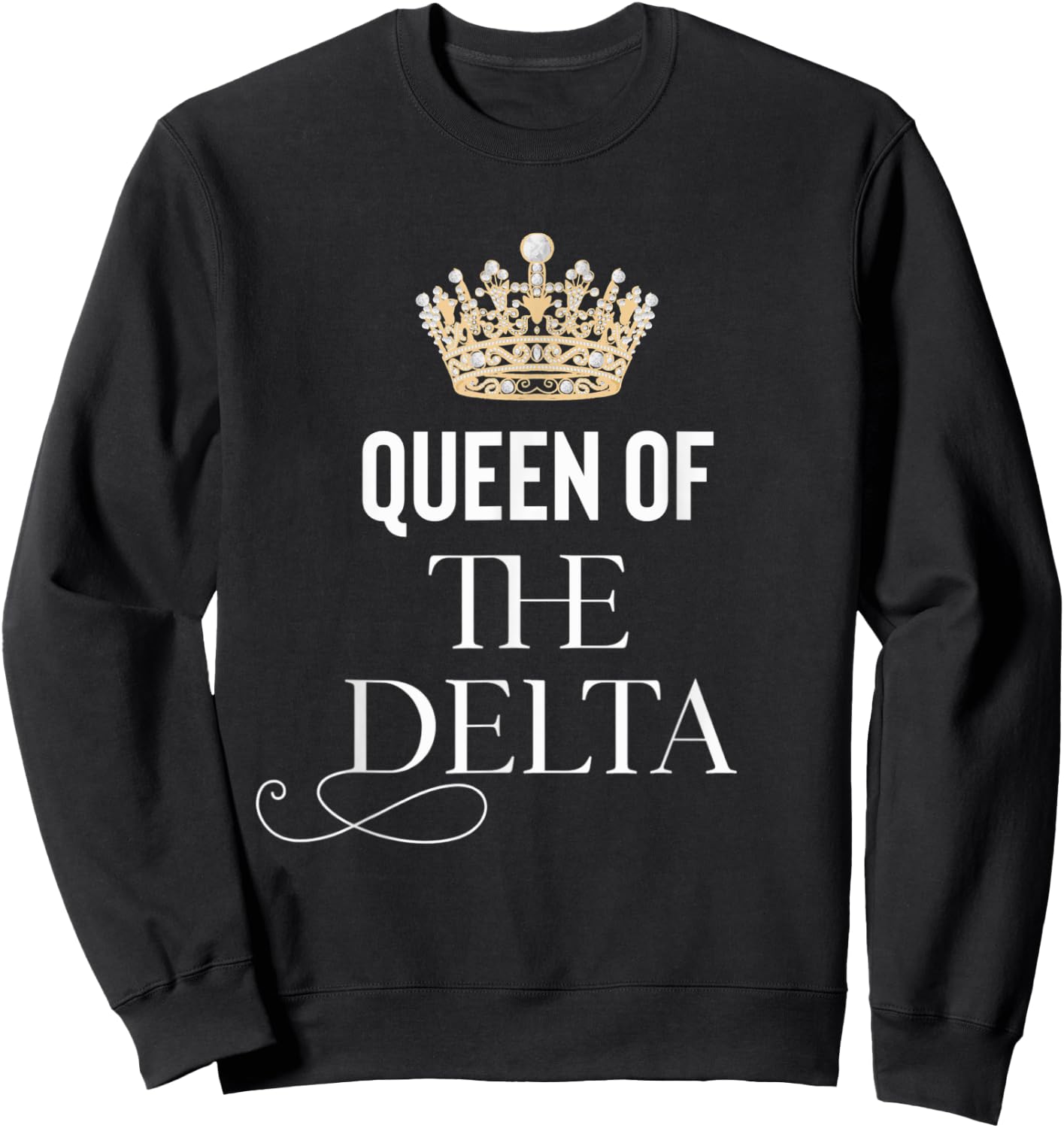 Queen of the Delta Sweatshirt - Sweatshirt | Black