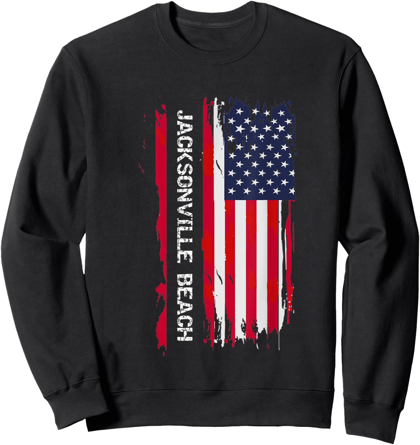 Jacksonville Beach City Women Kids Sweatshirt - Sweatshirt | Black