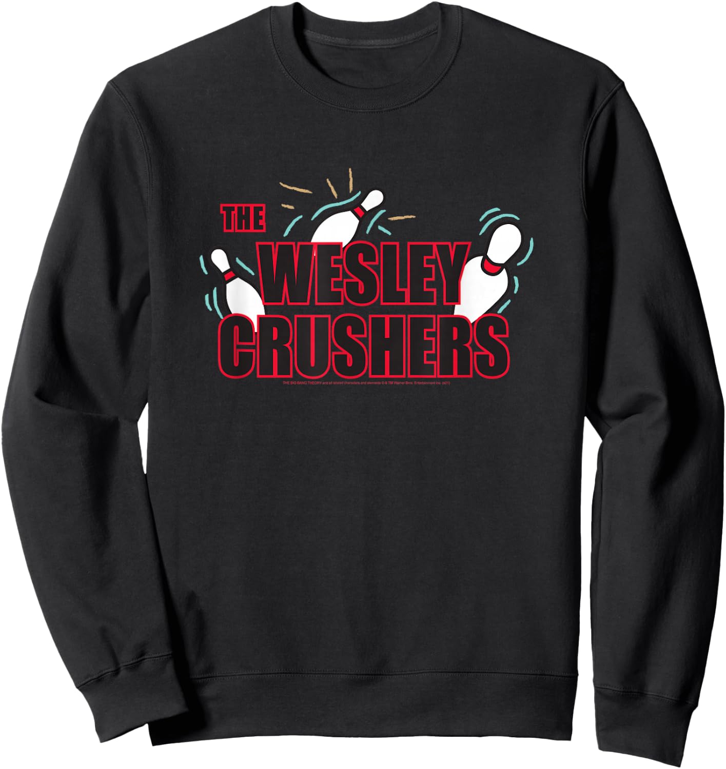 The Big Bang Theory Wesley Crushers Bowling TV Show Sweatshirt - Sweatshirt | Black