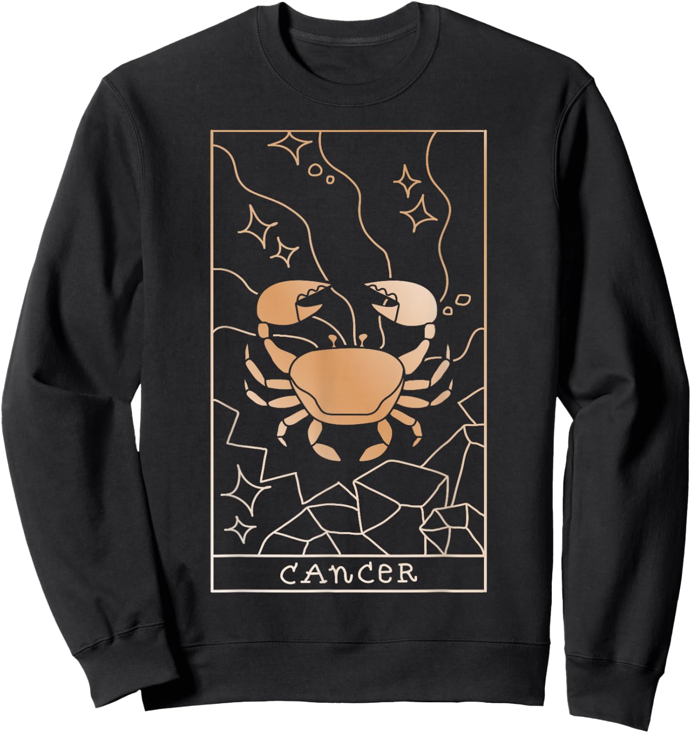 Cancer Zodiac Sweatshirt - Sweatshirt | Black