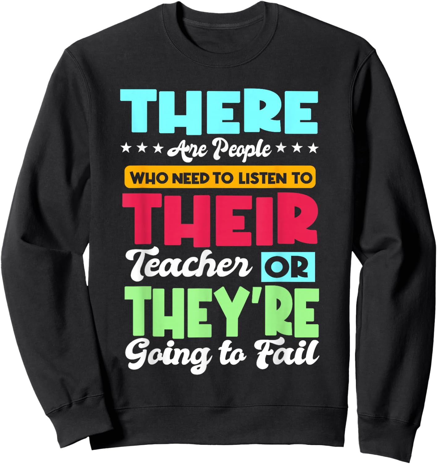 English Teacher Grammar Grammarians Grammatical Rules Sweatshirt - Sweatshirt | Black