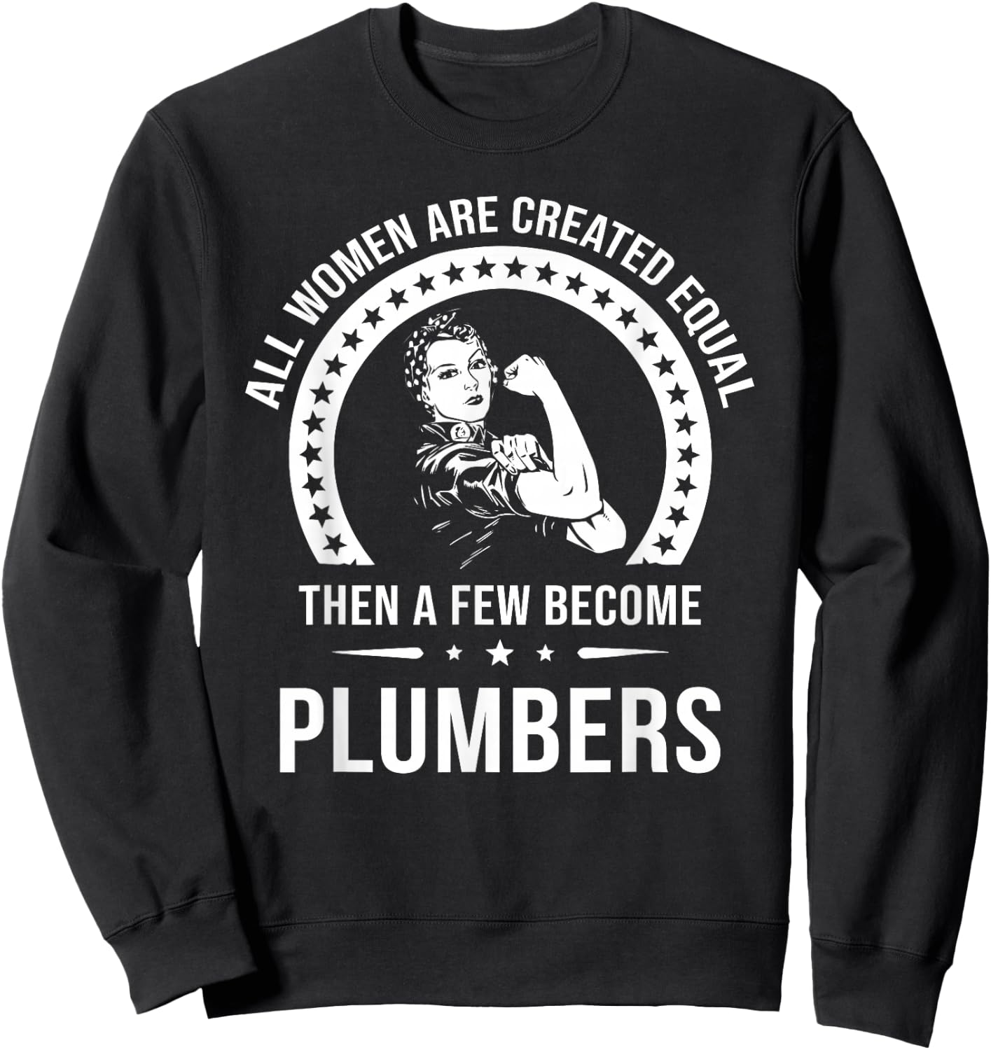 Plumbing Shirt | Plumbers Sweatshirt - Sweatshirt | Black