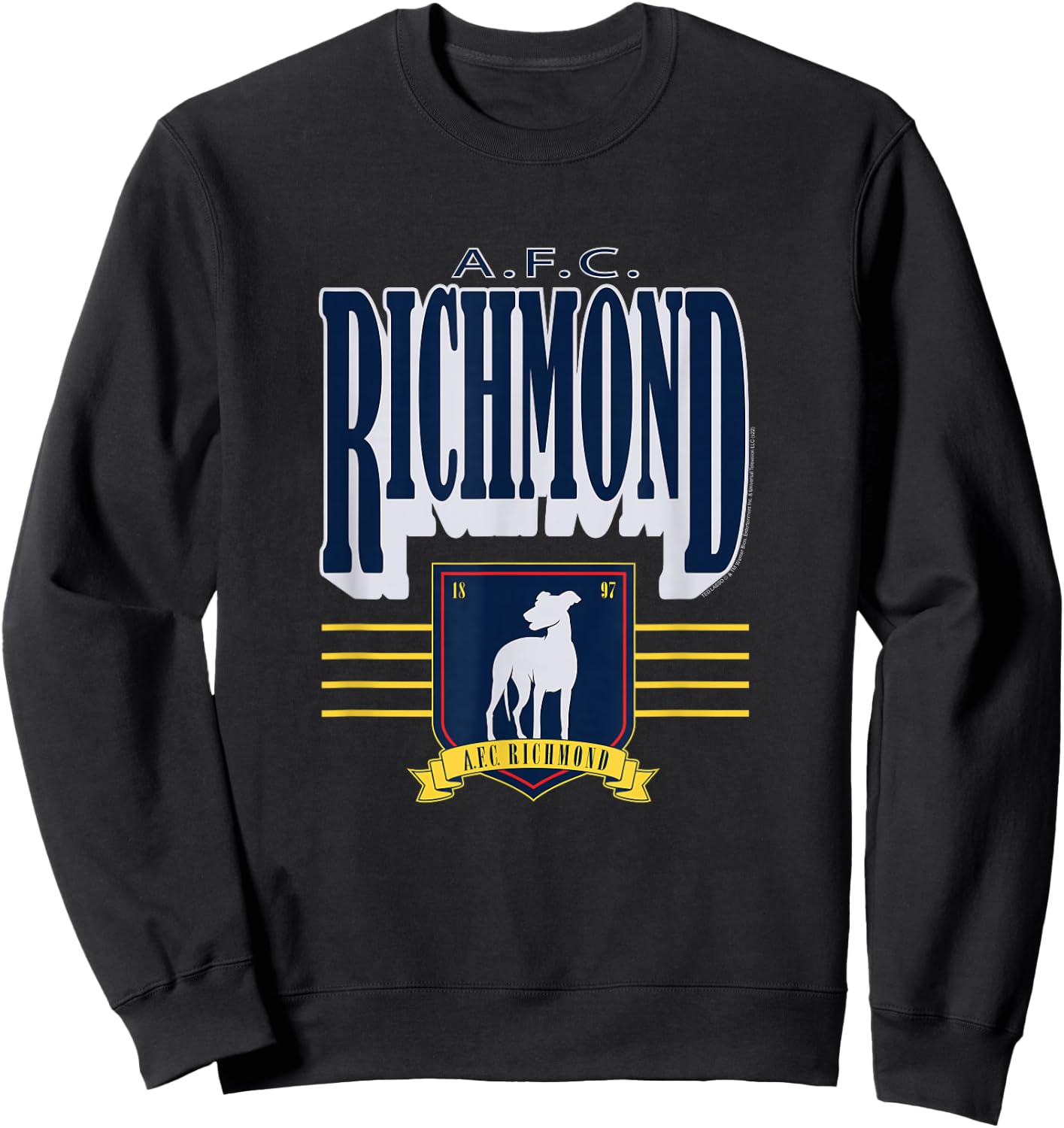Ted Lasso AFC Richmond Logo & Emblem Sweatshirt - Sweatshirt | Black