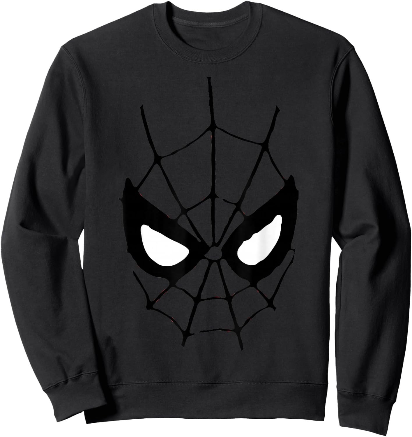Marvel Spiderman Retro Comic Big Face Sweatshirt - Sweatshirt | Black