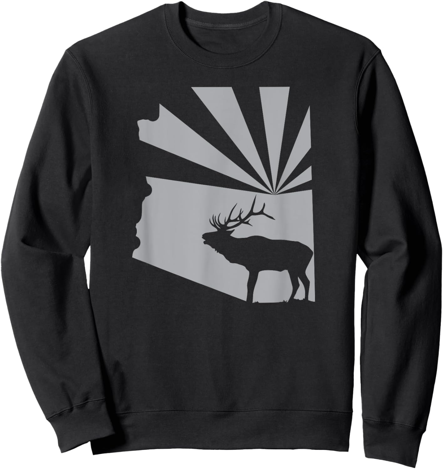 Arizona State Elk Hunting Sweatshirt - Sweatshirt | Black