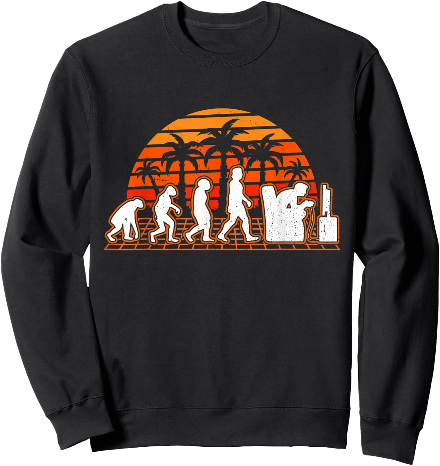 Gamer Evolution Retro Video Game Gaming Sweatshirt - Sweatshirt | Black