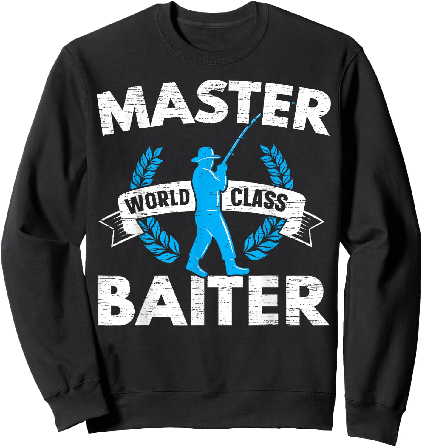 Master World Class Bait Fisherman Sweatshirt - Sweatshirt | Black
