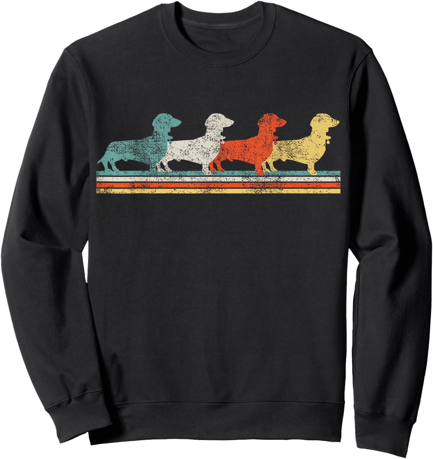 Dachshund Wiener Weiner Doxie Small Sweatshirt - Sweatshirt | Black