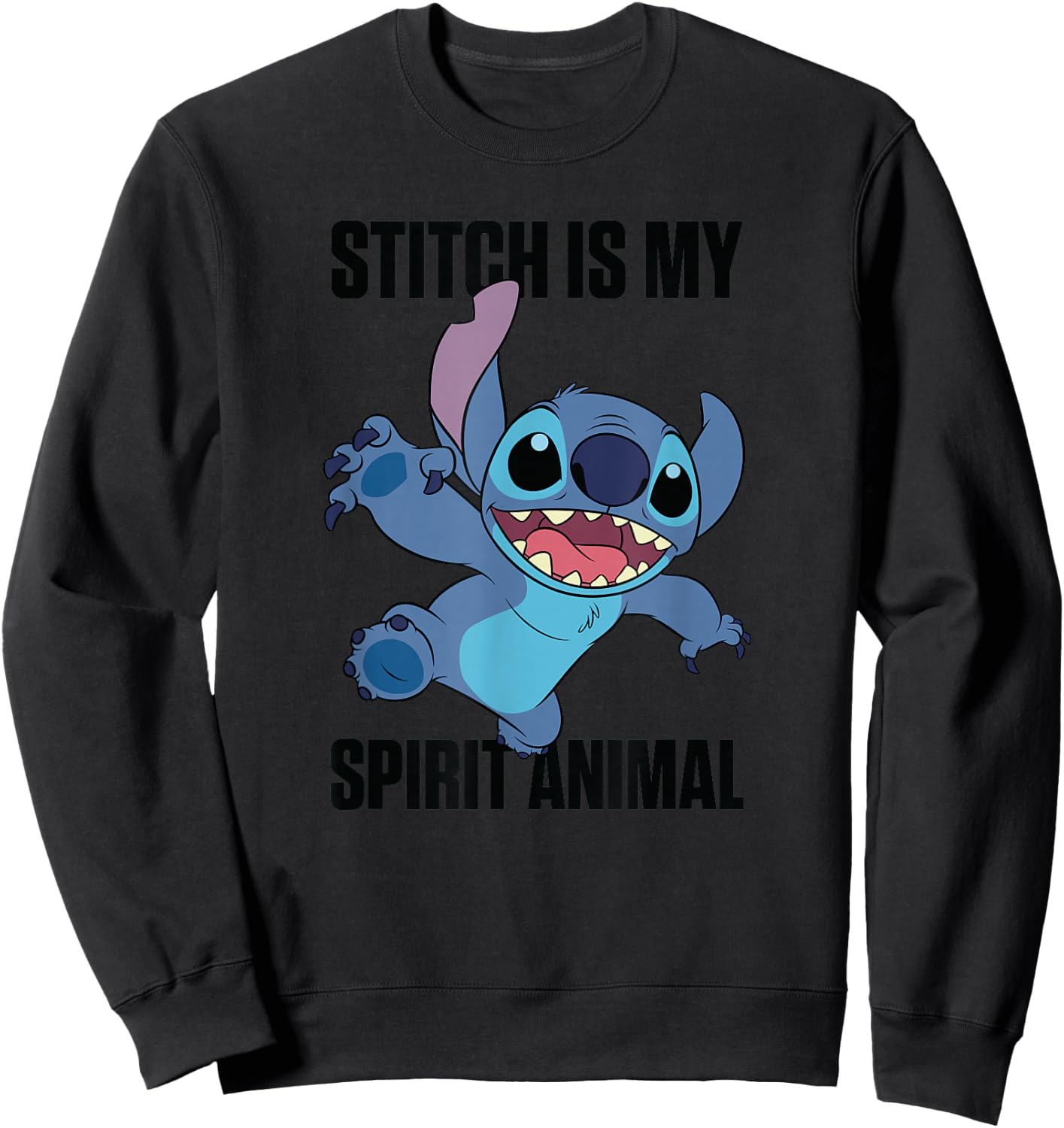 Lilo & Stitch - is My Spirit Animal Sweatshirt - Sweatshirt | Black