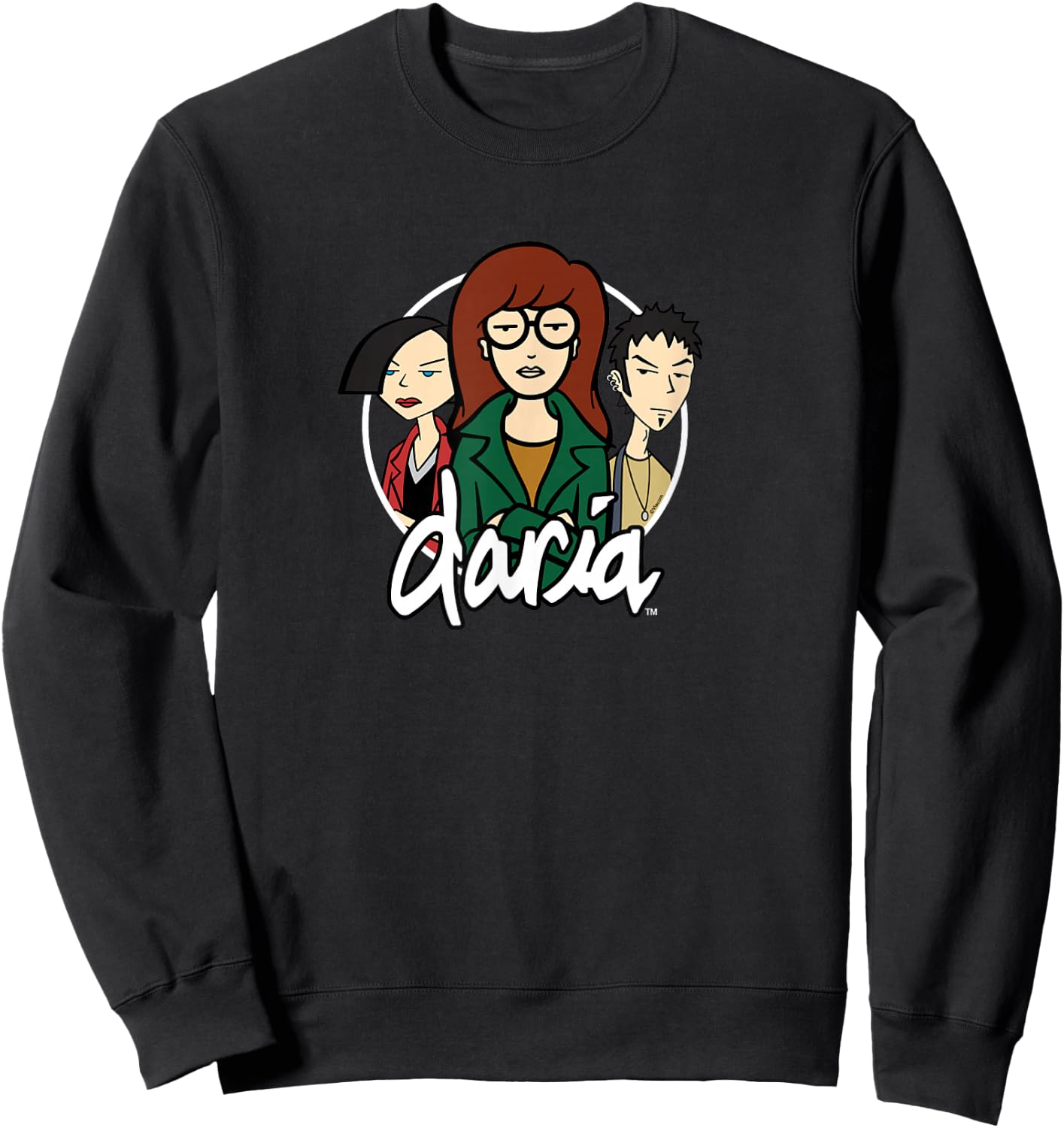 Daria - Jane and Trent Sweatshirt - Sweatshirt | Black