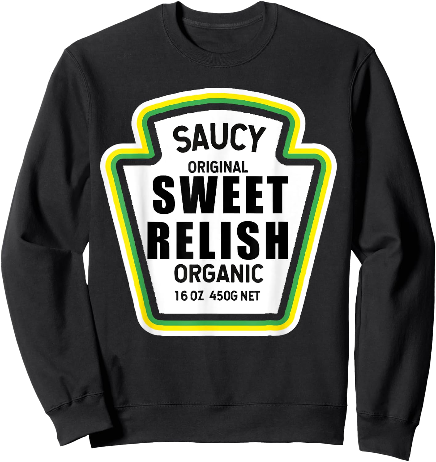 Sweet Relish Easy Halloween Costume Matching Group Couples Sweatshirt - Sweatshirt | Black