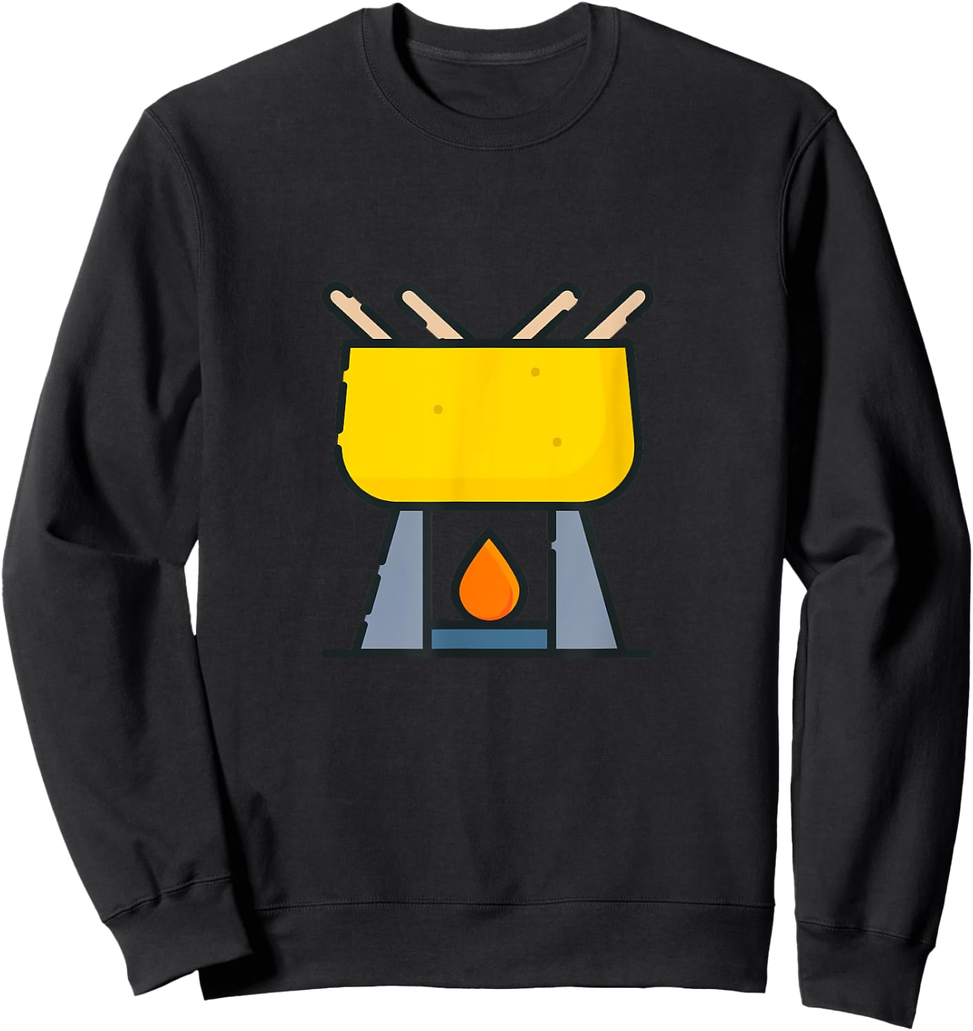 Fondue Pot Sweatshirt - Sweatshirt | Black