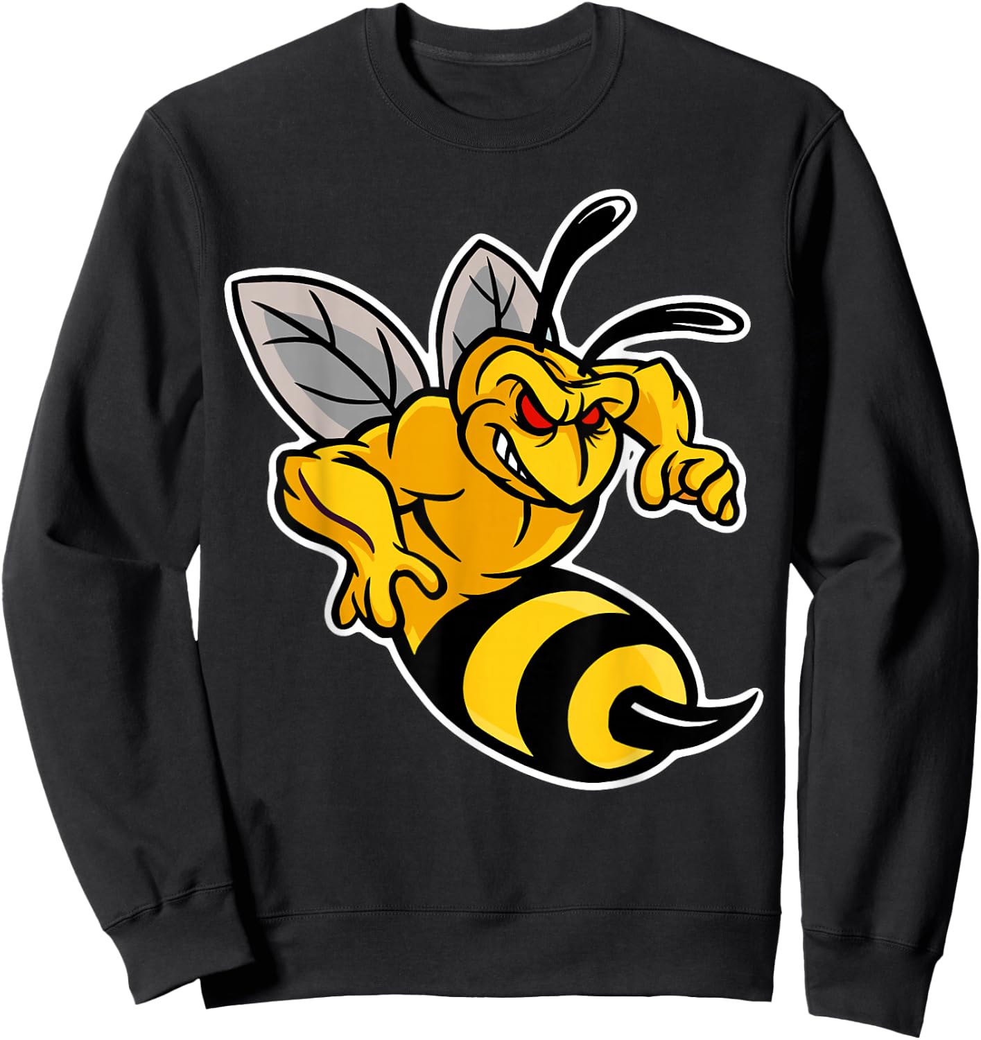 Wasps Bees Cool Logo Wasp with Spike Sweatshirt - Sweatshirt | Black