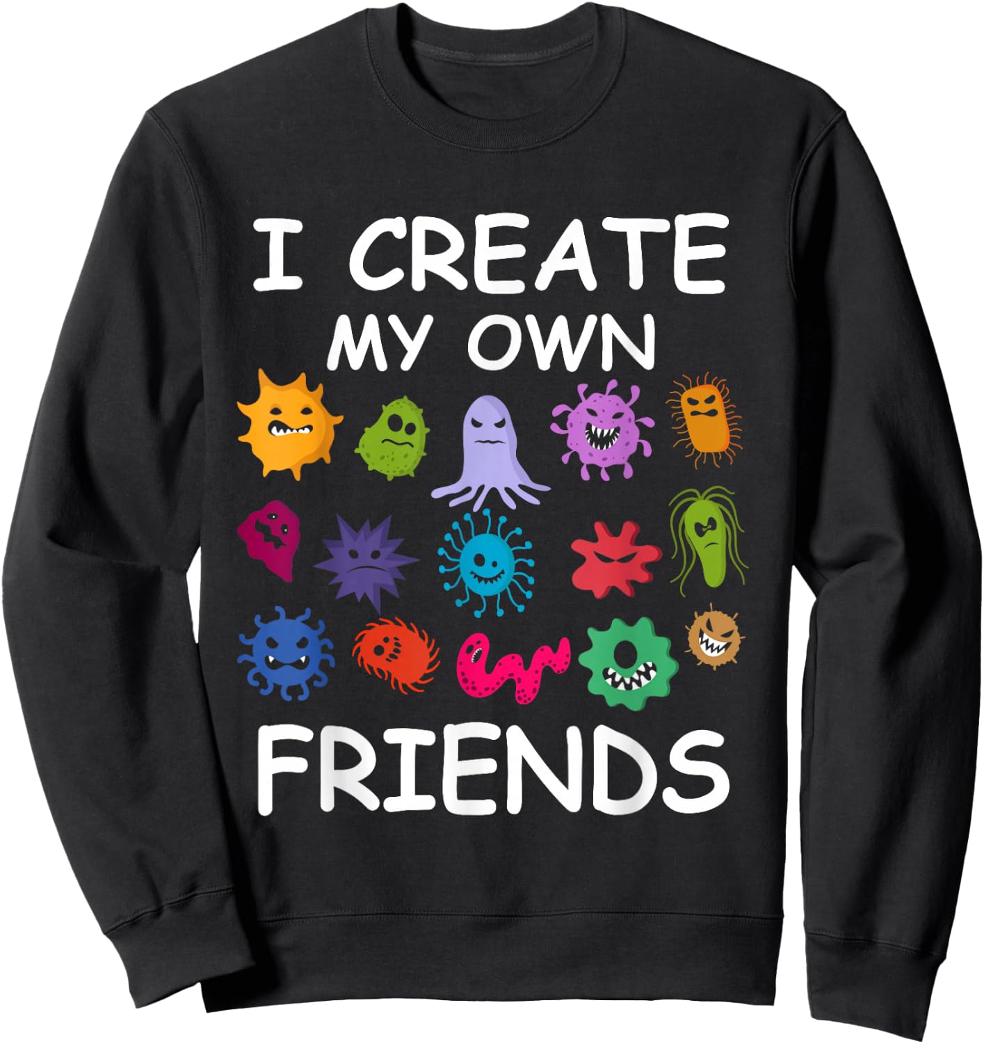 Microbiologist Molecular Biologist microbiology lab Sweatshirt - Sweatshirt | Black