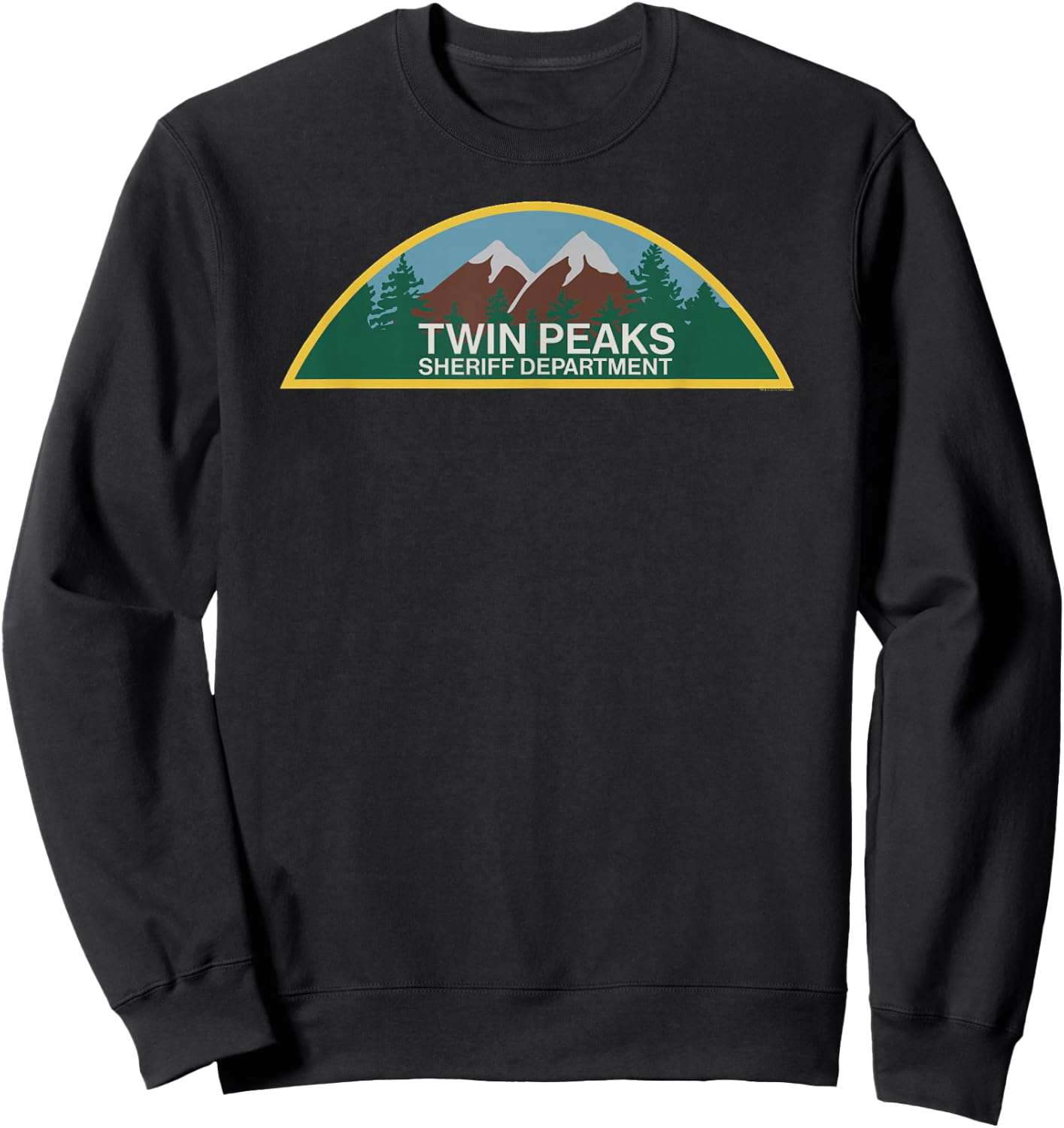 Twin Peaks - Sheriff Department Sweatshirt - Sweatshirt | Black