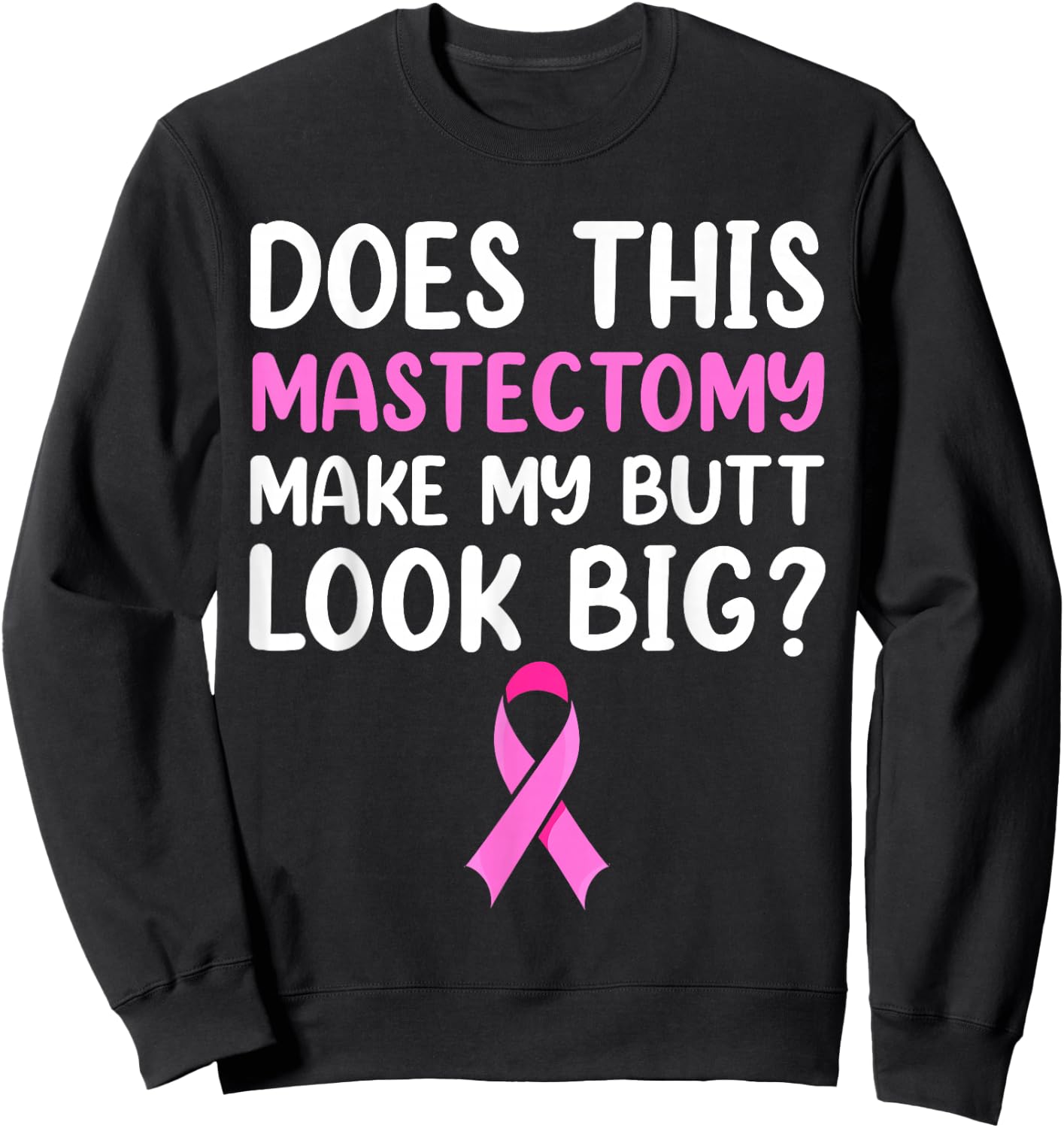 Mastectomy Survivor Recovery Apparel Breast Cancer Women Sweatshirt - Sweatshirt | Black