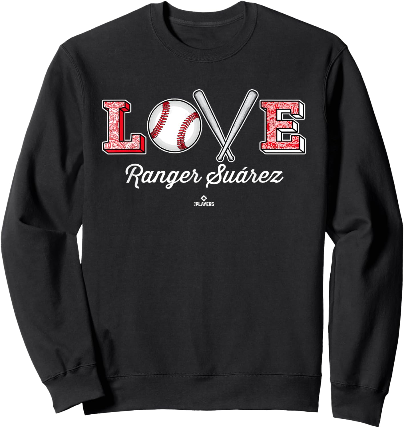 Love Ranger Suarez Philadelphia MLBPA Sweatshirt - Sweatshirt | Black