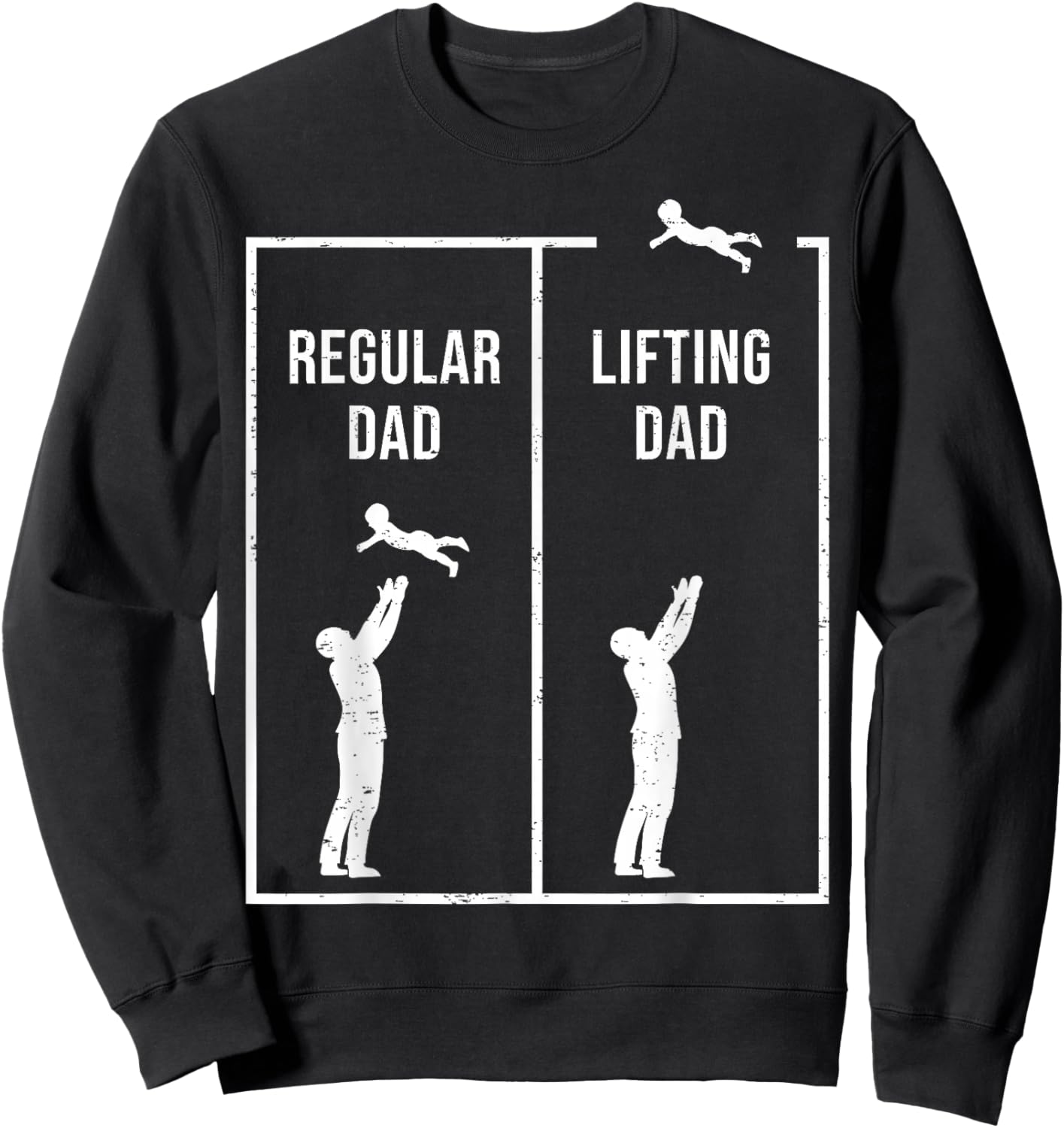 Funny Weightlifting Workout Fitness Father Gym I Lifting Dad Sweatshirt - Sweatshirt | Black