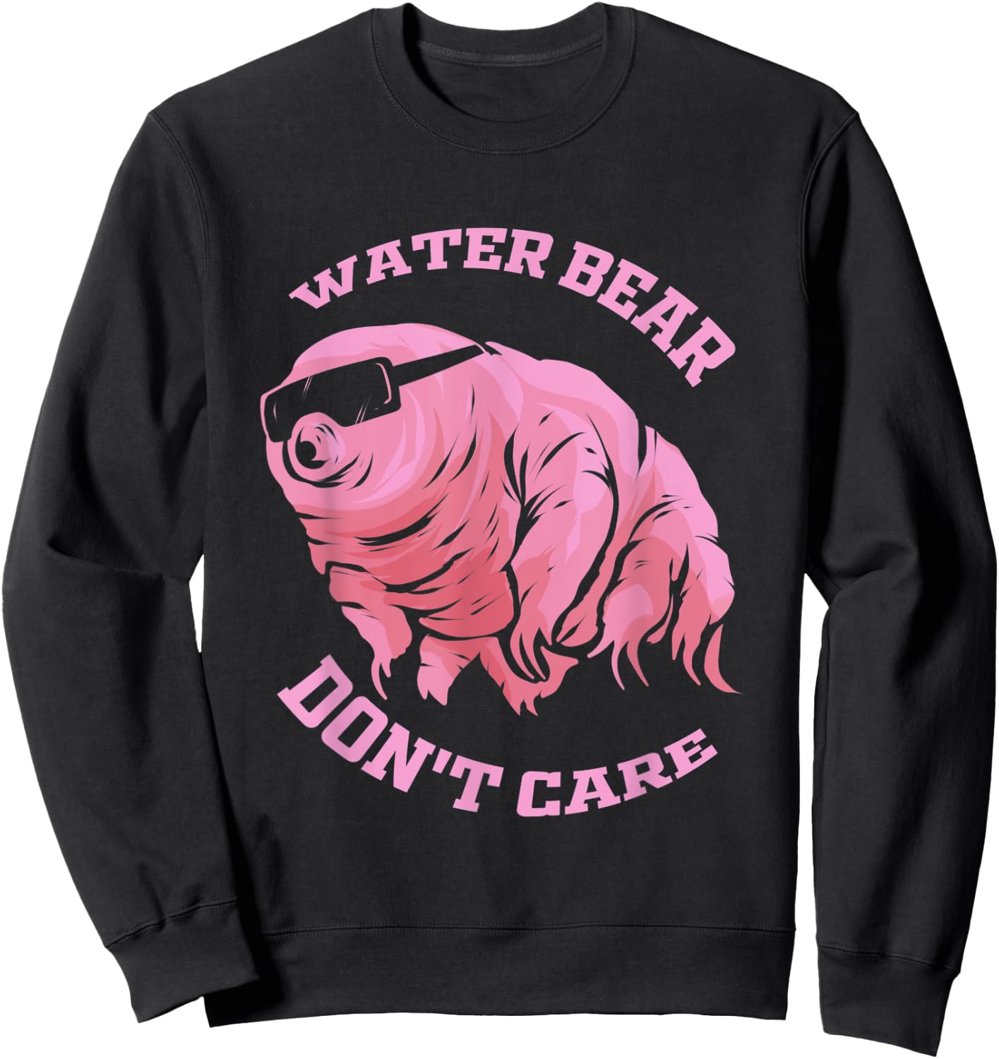 Water Bear Don't Care Sweatshirt - Sweatshirt | Black